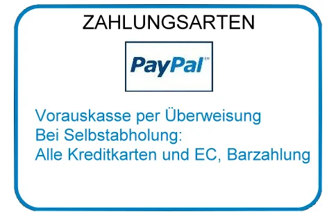 Das Logo für Paypal.