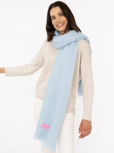 Du strahlst im Schal 