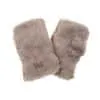 Erlebe modernen Style mit diesen flauschigen, hellbraunen Beverly Handstulpen - dein Must-have mit stylischem 