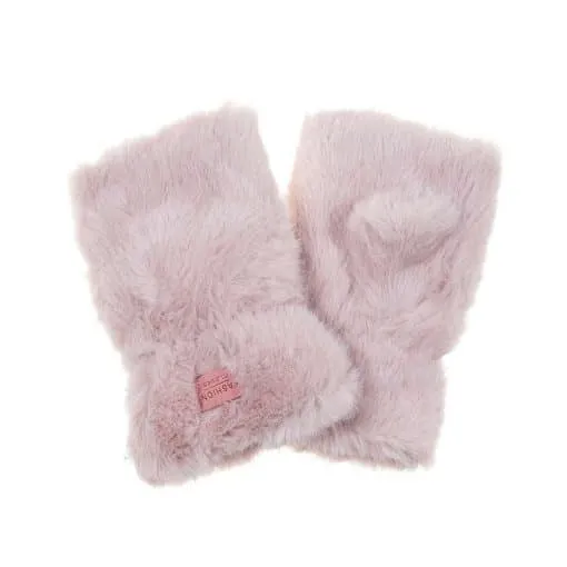Hol dir den trendigen Look: Die flauschigen, rosafarbenen Beverly Handstulpen mit 