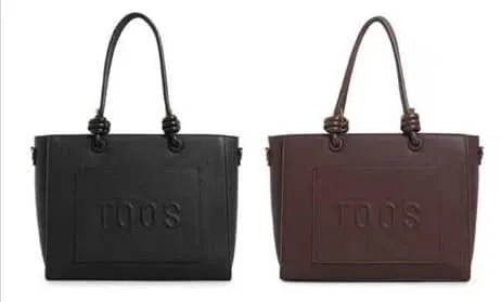Entdecke deine perfekte Business-Tasche: Wähle zwischen elegantem Schwarz und edlem Dunkelbraun, stilvoll geprägt mit TOOS.