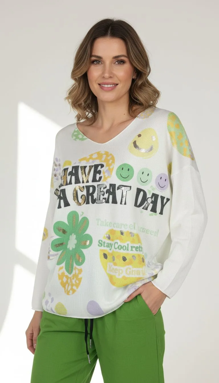 have a great day pulli shirt