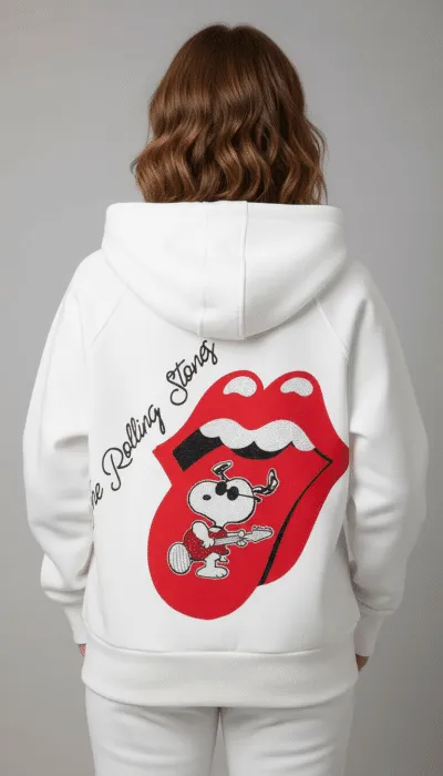 Zeig deinen Style im Crystal Lips Hoodie