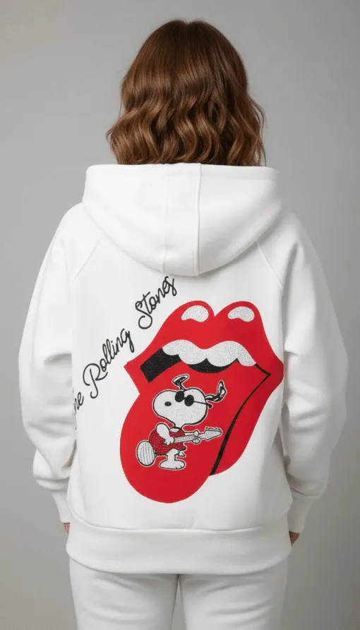 Zeig deinen Style im Crystal Lips Hoodie