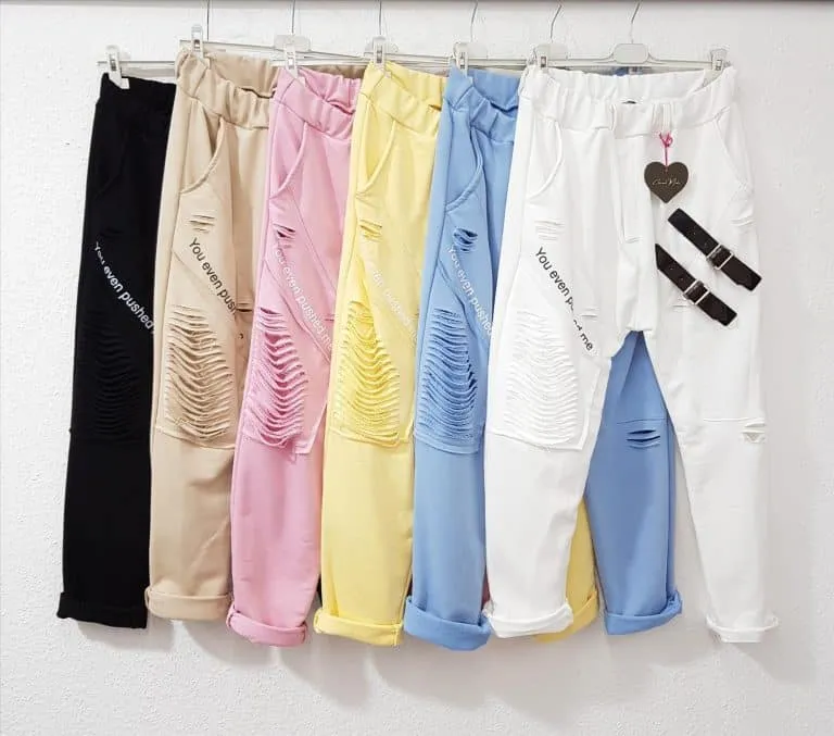 Entdecke deinen Style: Sieben trendige Jogginghosen in coolen Farben warten auf dich - modern, lässig und bereit für dein Outfit!.