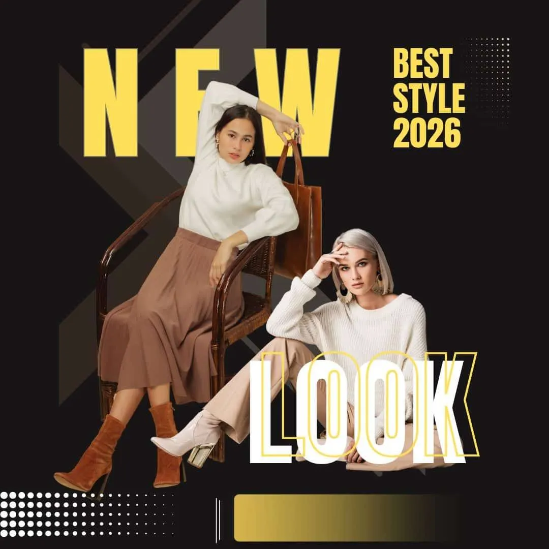 Modetrends 2026: Zwei selbstbewusste Frauen präsentieren entspannte, neue Looks. Trendige Kleidung und Accessoires.