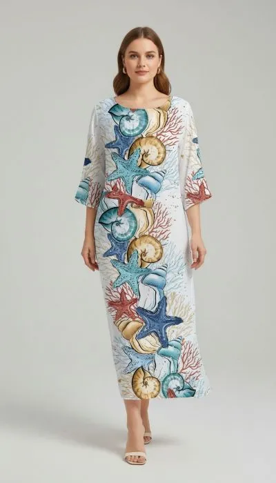 Home seaside treasures tunika kleid