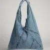 denim drift hobo bag